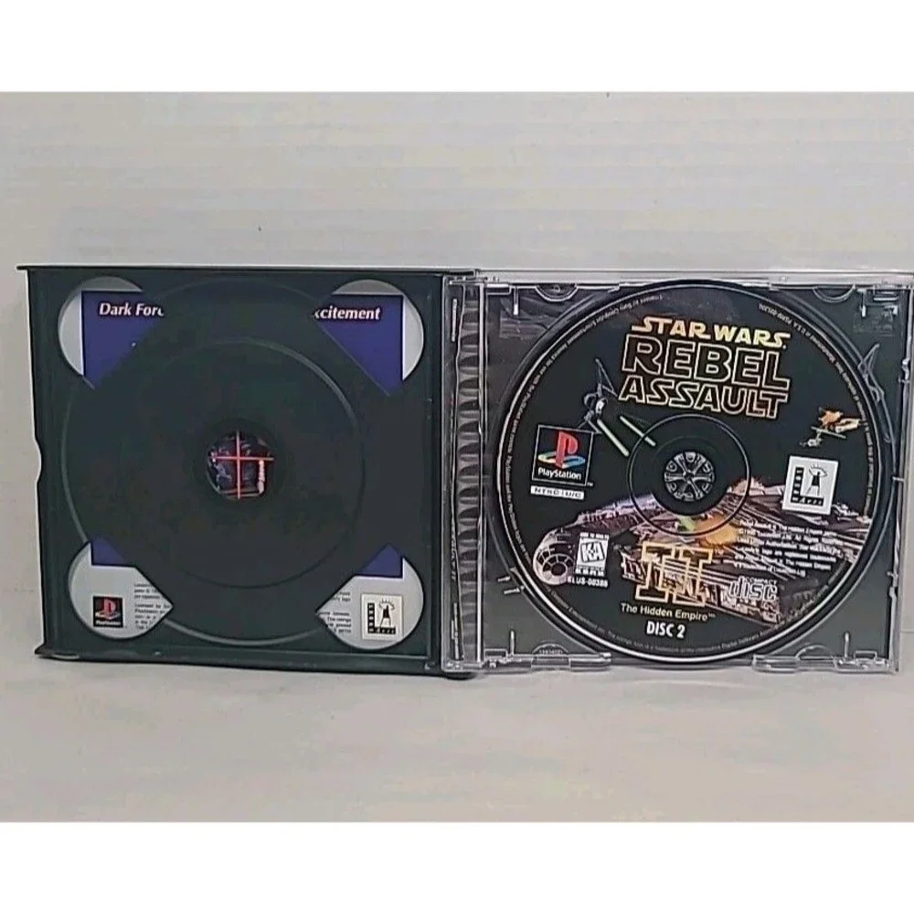 Vintage Sony Playstation 1 PS1 Star Wars Rebel Assault II CIB 1995